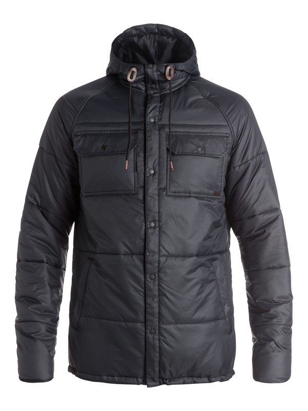 quiksilver, Mileage Insulator Jacket, BLACK (kvj0) 0 Mileage Insulator Jacket Black EQYJK03211 Quiksilver