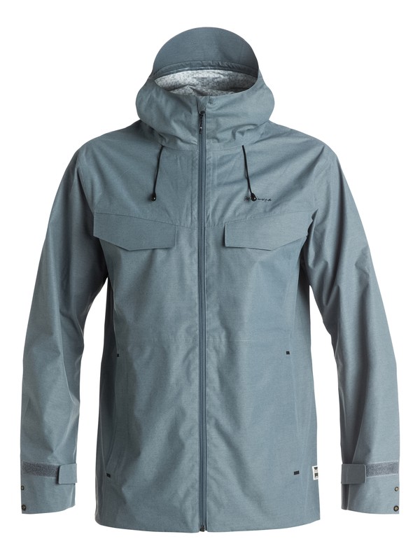 quiksilver, Flynn - Parka tecnico, STORMY WEATHER (bzj0) 0 Flynn - Parka tecnico Blue EQYJK03220 Quiksilver
