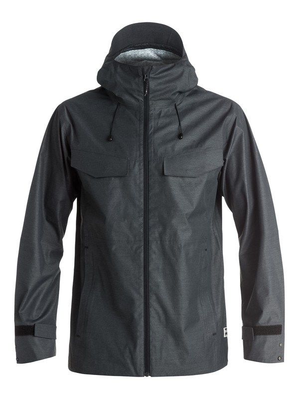quiksilver, Flynn - Parka tecnico, BLACK (kvj0) 0 Flynn - Parka tecnico Black EQYJK03220 Quiksilver