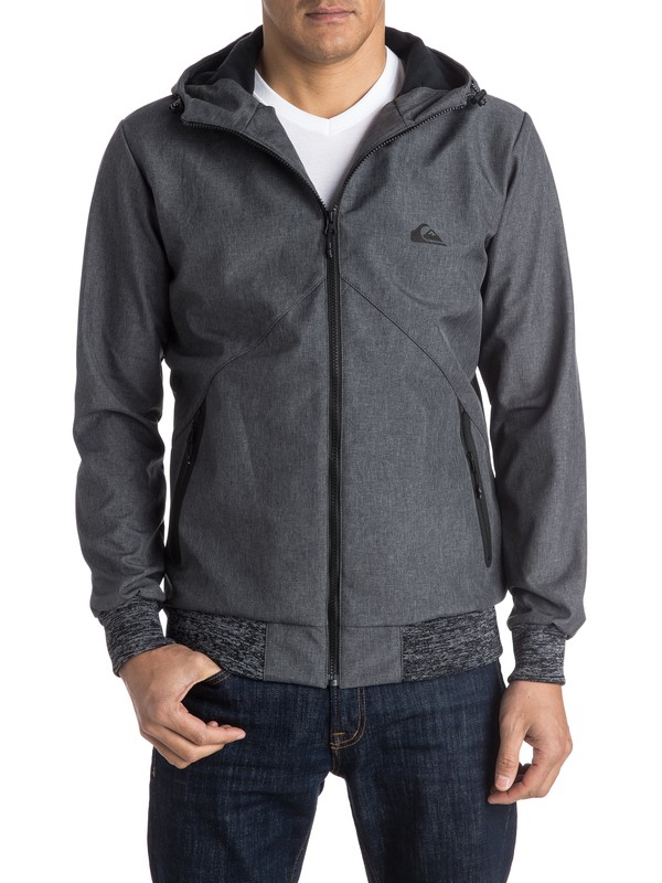 quiksilver, The Manik - Blouson à capuche, DARK GREY HEATHER (ktfh) 0 The Manik - Blouson à capuche EQYJK03221 Quiksilver