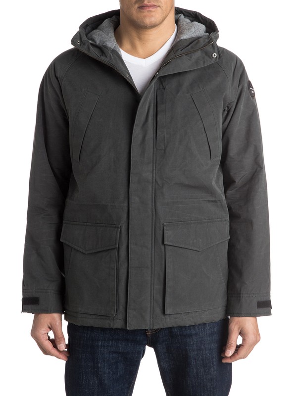 quiksilver, Sealakes - Parka imbottito, BELUGA (kry0) 0 Sealakes - Parka imbottito Black EQYJK03236 Quiksilver