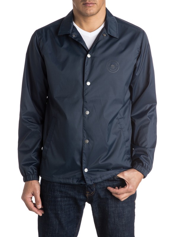 quiksilver, Always Surfing Coach Jacket, NAVY BLAZER (byj0) 0 Always Surfing Coach Jacket EQYJK03239 Quiksilver