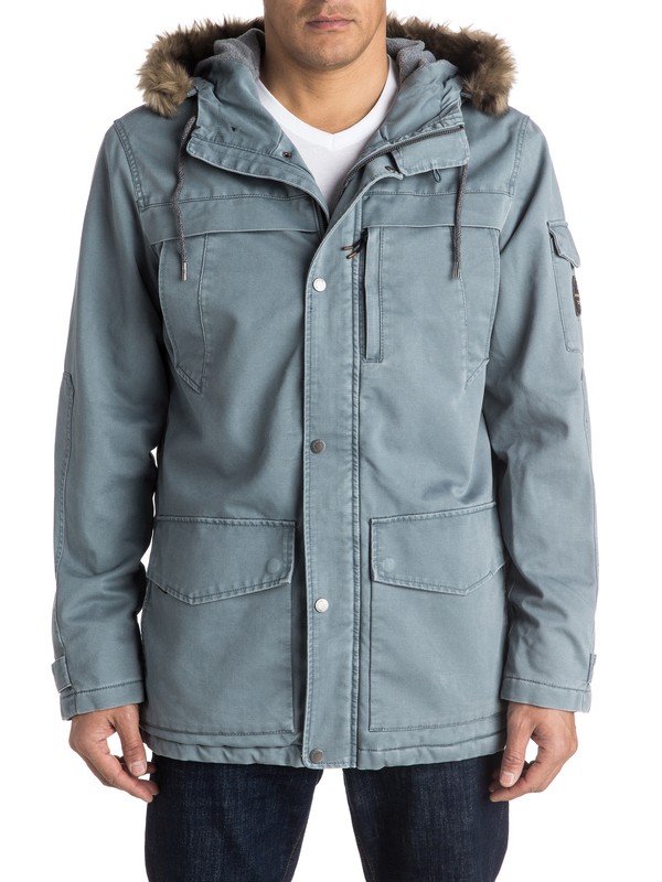 quiksilver, Storm Drop - Parka, STORMY WEATHER (bzj0) 0 Storm Drop - Parka EQYJK03240 Quiksilver