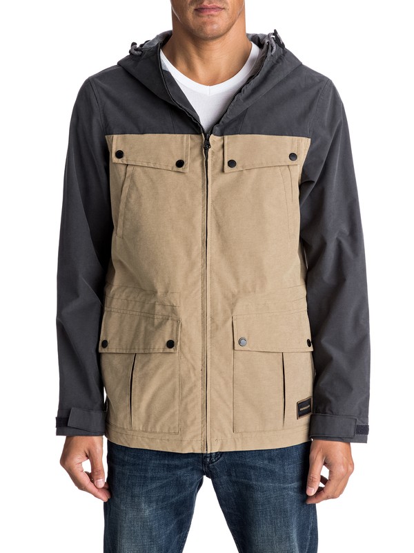 quiksilver, Clover Daze - Giacca in blocco di colore, ELMWOOD (tmp0) 0 Clover Daze - Giacca in blocco di colore Beige EQYJK03292 Quiksilver