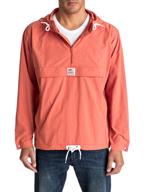 quiksilver, Bloom Full - Pullover antivento, BURNT SIENNA (nmh0) 0 Bloom Full - Pullover antivento Orange EQYJK03311 Quiksilver