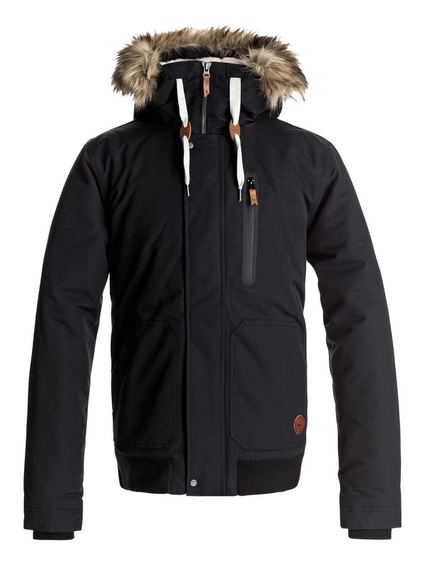 quiksilver, Arris - Chaqueta parka bomber impermeable, BLACK (kvj0) 0 Arris - Chaqueta parka bomber impermeable Negro EQYJK03333 Quiksilver