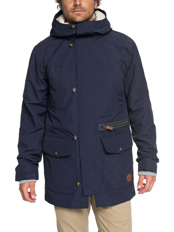 quiksilver, Sedona Waterproof 3-In-1 Parka Jacket, NAVY BLAZER (byj0) 0 Sedona Waterproof 3-In-1 Parka Jacket EQYJK03335 Quiksilver