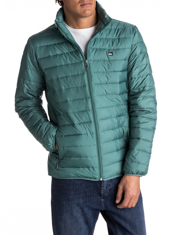 quiksilver, Scaly Full - Wasserabweisende Steppjacke für Männer, SILVER PINE (gpa0) 0 Scaly Full - Wasserabweisende Steppjacke für Männer EQYJK03342 Quiksilver