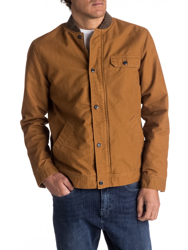 quiksilver, Lu Meah - Parka, RUBBER (cpp0) 0 Lu Meah - Parka Marron EQYJK03344 Quiksilver