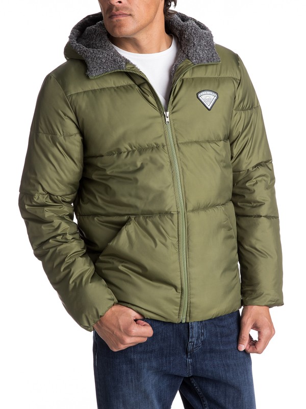 quiksilver, Yana Ki - Doudoune, FOUR LEAF CLOVER (gph0) 0 Yana Ki - Doudoune Vert EQYJK03346 Quiksilver
