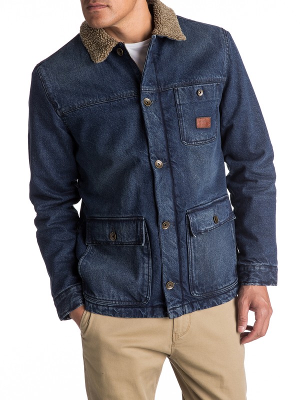 Capa Longa - Denim Deck Jacket EQYJK03347 0 Hata Longa Denim Deck Jacket EQYJK03347 Quiksilver