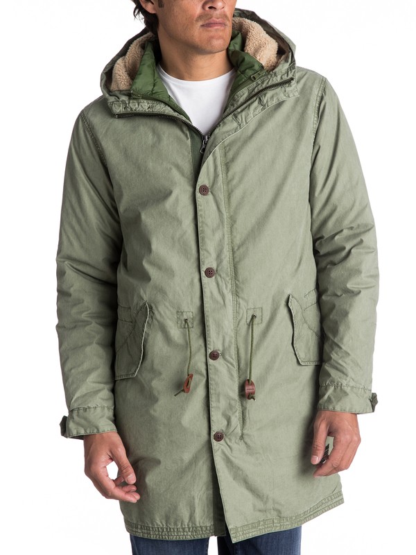 quiksilver, Bremer Land Longline 3-In-1 Jacket, RIFLE GREEN (gsq0) 0 Bremer Land Longline 3-In-1 Jacket EQYJK03356 Quiksilver