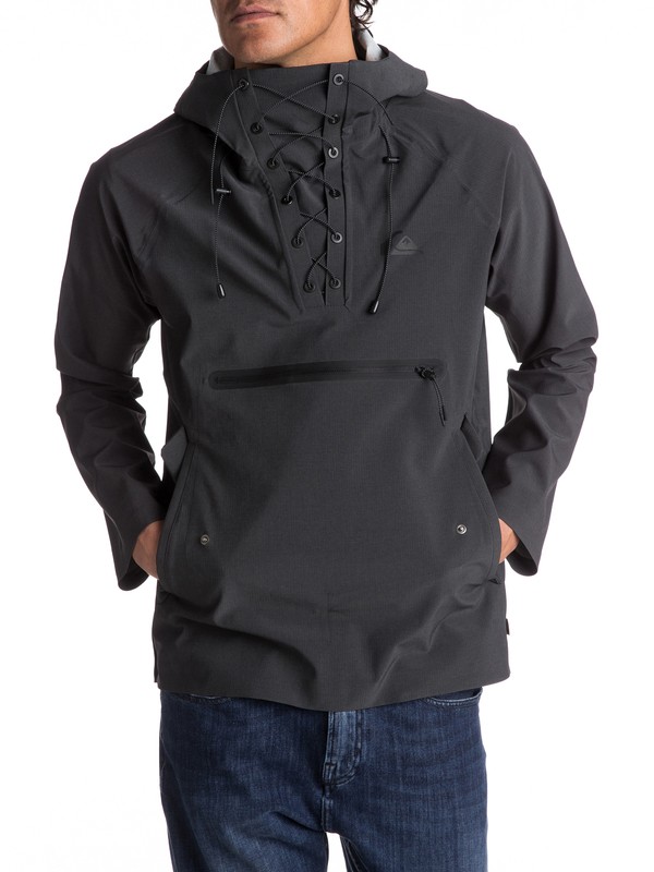 quiksilver, Mokoreta - Veste poncho déperlante, TARMAC (kta0) 0 Mokoreta - Veste poncho déperlante EQYJK03357 Quiksilver