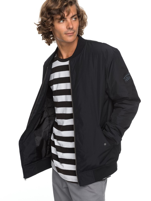 quiksilver, Charveen - Bomberjacke für Männer, BLACK (kvj0) 0 Charveen - Bomberjacke für Männer Schwarz EQYJK03381 Quiksilver