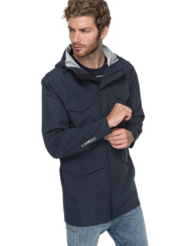 quiksilver, Arnet Wind - Veste de pluie technique, BLUE NIGHTS (bst0) 0 Arnet Wind - Veste de pluie technique Bleu EQYJK03385 Quiksilver