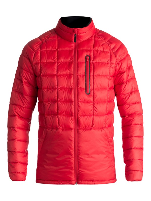 quiksilver, Release - Veste zippée imperméable pour Homme, FLAME (rpz0) 0 Release - Veste zippée imperméable pour Homme Rouge EQYJK03400 Quiksilver