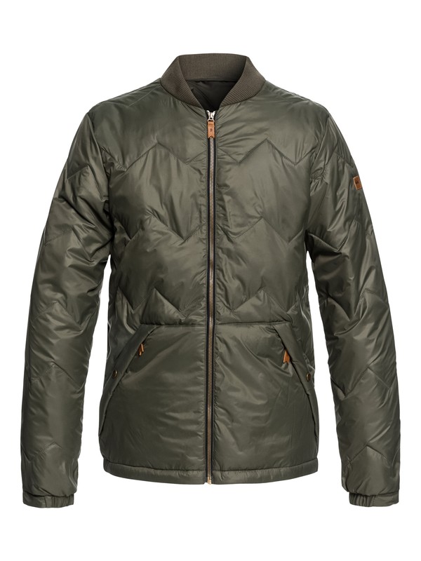 quiksilver, Cruiser - Veste chaude déperlante pour Homme, GRAPE LEAF (cre0) 0 Cruiser - Veste chaude déperlante pour Homme Marron EQYJK03402 Quiksilver