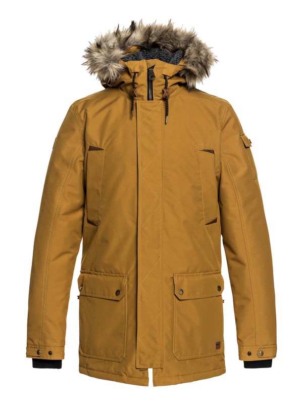 quiksilver, Парка Ferris, GOLDEN BROWN (cpd0) 0 Парка Ferris Коричневый EQYJK03408 Quiksilver