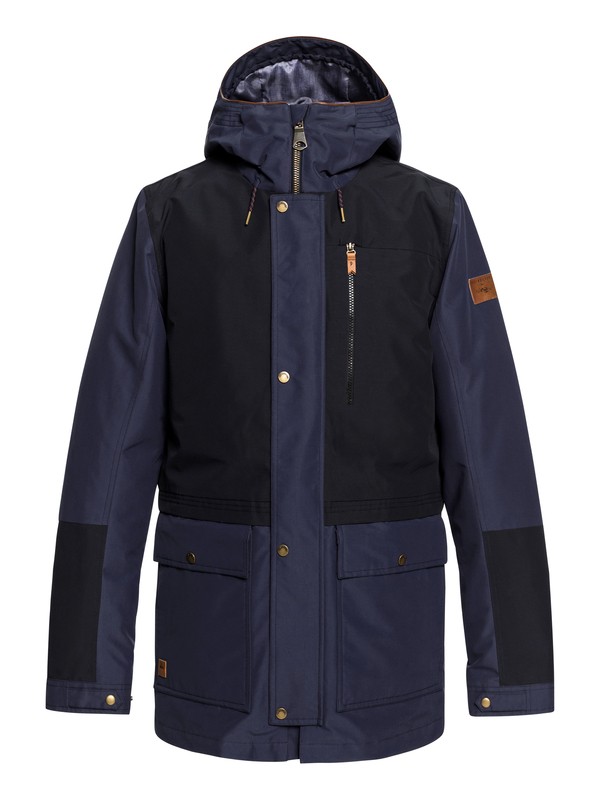 quiksilver, Sedona - Waterdichte parka met capuchon voor Heren, DRESS BLUES (btk0) 0 Sedona - Waterdichte parka met capuchon voor Heren Blue EQYJK03410 Quiksilver