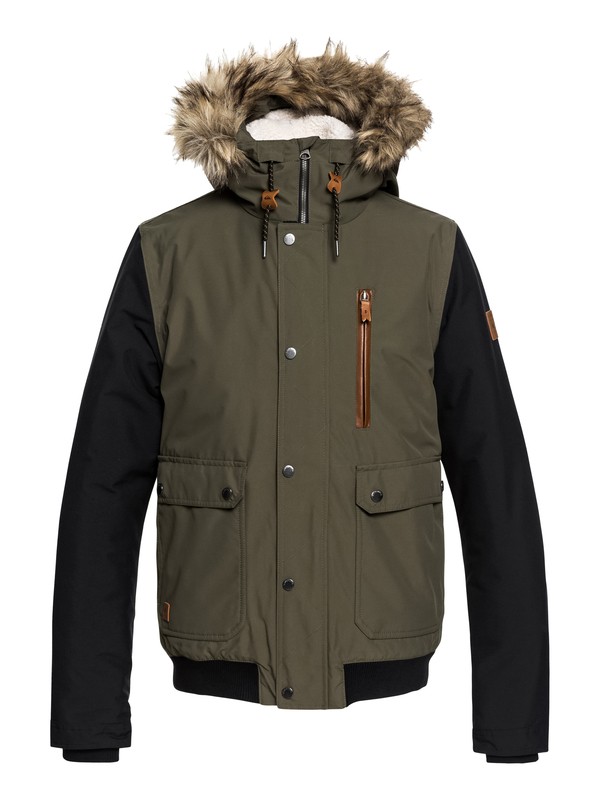 quiksilver, Куртка Arris, GRAPE LEAF (cre0) 0 Куртка Arris Коричневый EQYJK03411 Quiksilver