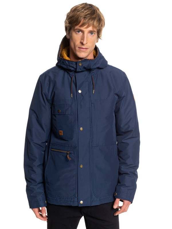 quiksilver, Canyon - Waterdichte parka met capuchon voor Heren, DRESS BLUES (btk0) 0 Canyon - Waterdichte parka met capuchon voor Heren Blue EQYJK03412 Quiksilver
