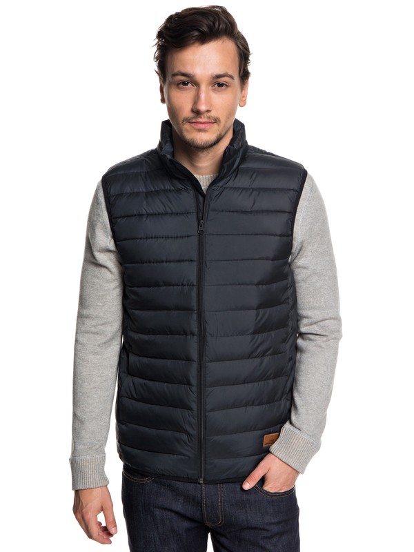 quiksilver, Scaly - Doudoune déperlante pour Homme, BLACK (kvj0) 0 Scaly - Doudoune déperlante pour Homme Noir EQYJK03420 Quiksilver
