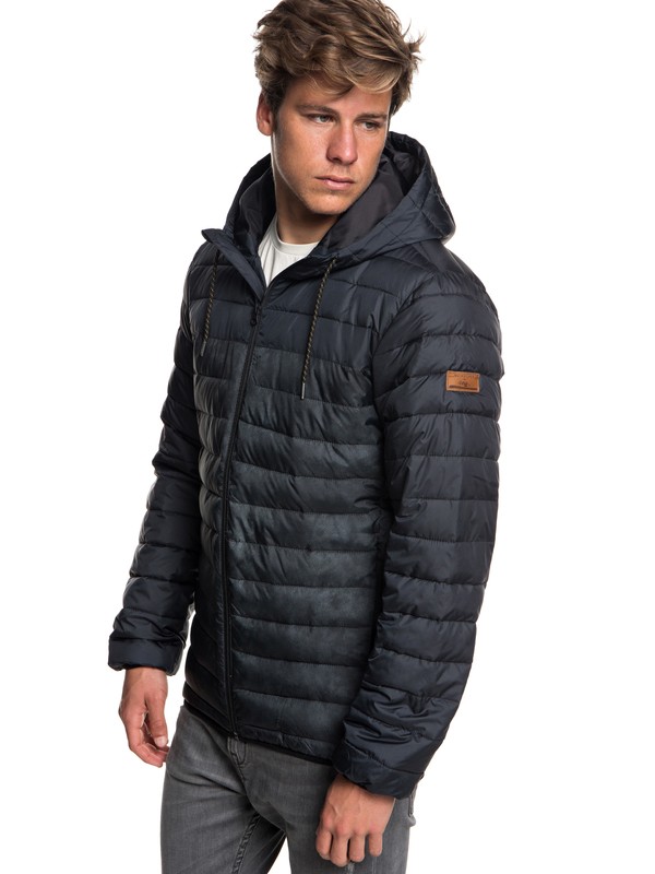 quiksilver, Scaly Block - Doudoune déperlante pour Homme, BLACK (kvj0) 0 Scaly Block - Doudoune déperlante pour Homme Noir EQYJK03426 Quiksilver