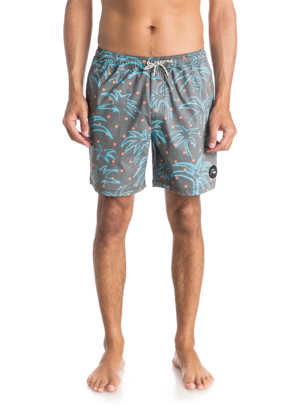 quiksilver, Vibe Tribe 17" Volley Boardshorts, JUNGLE VISION 100 TARMAC (kta6) 0 Vibe Tribe 17" Volley Boardshorts EQYJV03036 Quiksilver
