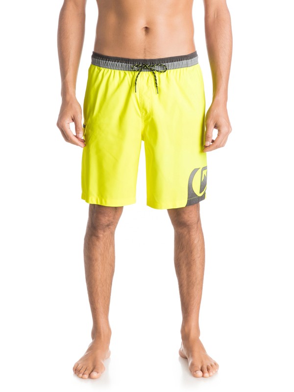 quiksilver, Side Swipe 19" - Short de bain, SIDE SWIPE YELLOW (yhj6) 0 Side Swipe 19" - Short de bain Jaune EQYJV03056 Quiksilver