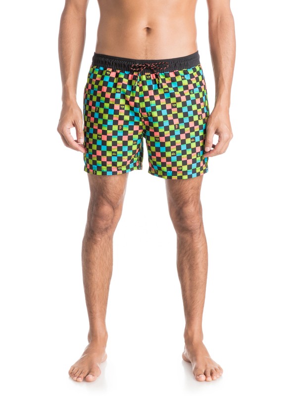 quiksilver, Mini Check 15" - Short de bain, MINI CHECK BLACK (kvj6) 0 Mini Check 15" - Short de bain EQYJV03071 Quiksilver