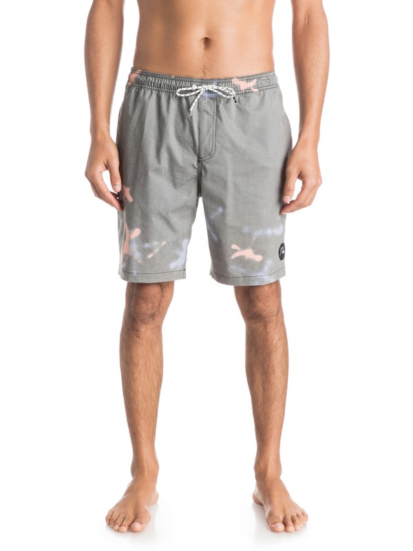 quiksilver, Ghetto Mix 18" Volley Boardshorts, MARKINGS VL TARMAC (kta6) 0 Ghetto Mix 18" Volley Boardshorts EQYJV03081 Quiksilver