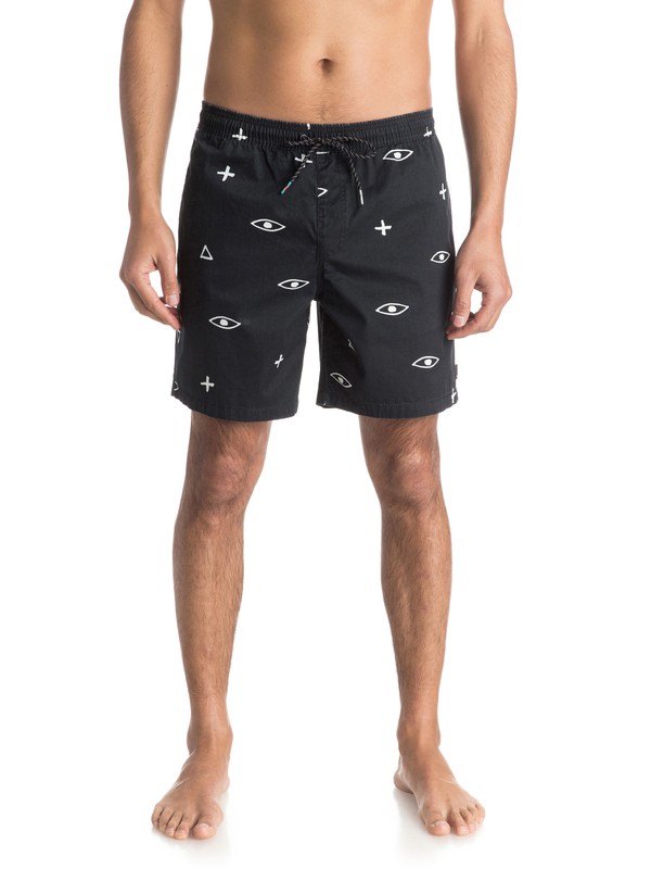 quiksilver, Ghetto Mix 17" Volley Boardshorts, SEA WEED BLACK (kvj6) 0 Ghetto Mix 17" Volley Boardshorts EQYJV03157 Quiksilver