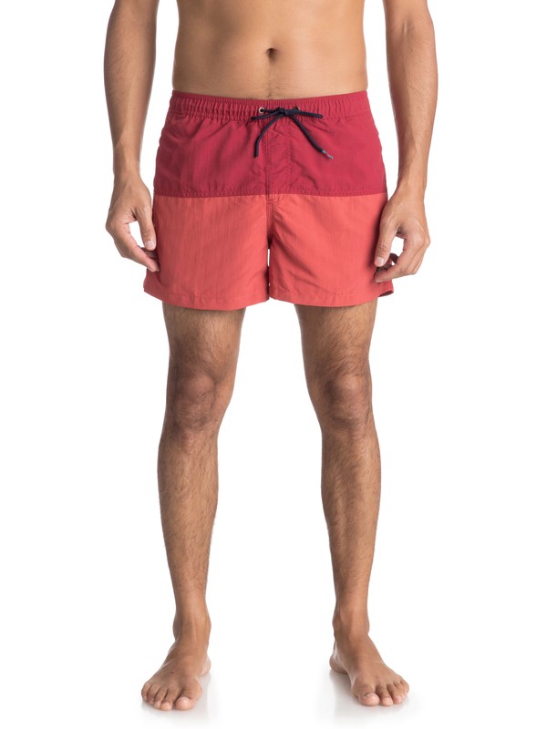 quiksilver, Five Oh 15" - Traje De Baño para Hombre, RIO RED (rrk0) 0 Five Oh 15" - Traje De Baño para Hombre Rojo EQYJV03291 Quiksilver
