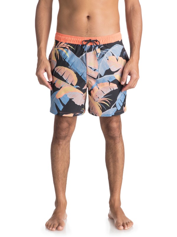 quiksilver, Island Time 17" - Traje De Baño para Hombre, TARMAC (kta6) 0 Island Time 17" - Traje De Baño para Hombre Negro EQYJV03294 Quiksilver
