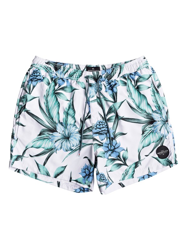 quiksilver, Пляжные шорты Pua 15", WHITE (wbb6) 0 Пляжные шорты Pua 15" Белый EQYJV03311 Quiksilver