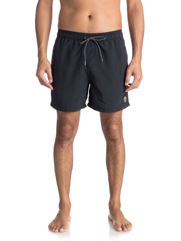 bain 17 Quiksilver pour Peaceful 0 EQYJV03323 Homme Short Chaos de Noir qxwEvvRX7