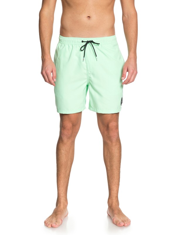 quiksilver, Everyday 17" Volleys, GREEN ASH (gdw0) 0 Everyday 17" Volleys Green EQYJV03365 Quiksilver