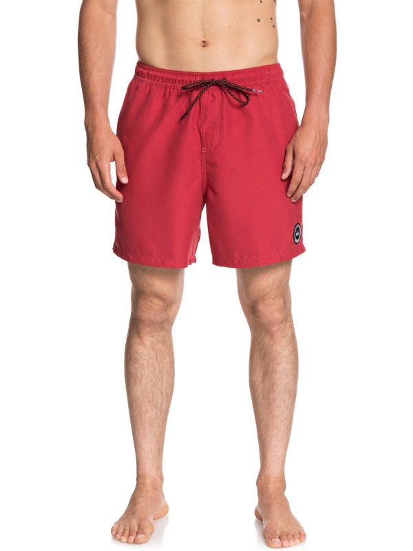 quiksilver, Everyday 17" Volleys, GARNET (rqk0) 0 Everyday 17" Volleys Red EQYJV03365 Quiksilver