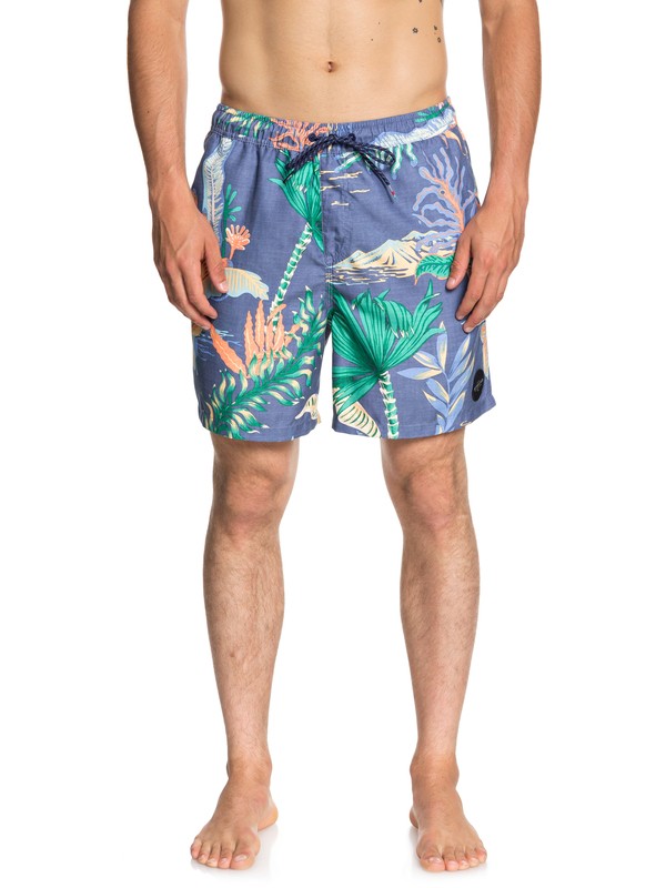 quiksilver, Variable 17" Volleys, BIJOU BLUE (bng6) 0 Variable 17" Volleys Blue EQYJV03386 Quiksilver