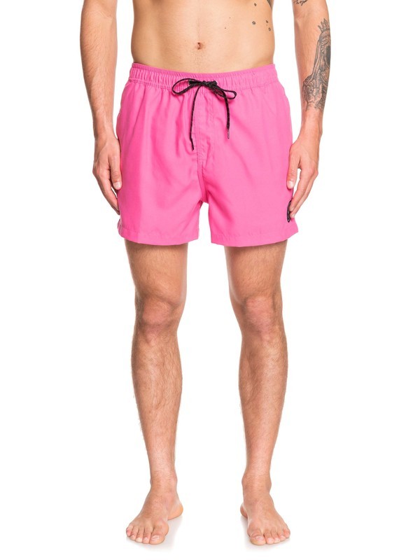 quiksilver, Everyday 17" Volleys, CARMINE ROSE (mjq0) 0 Everyday 17" Volleys Pink EQYJV03406 Quiksilver