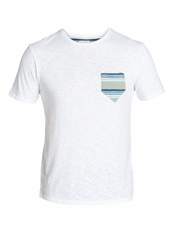 quiksilver, Contrast Pocket Tee, WHITE (wbb0) 0 Contrast Pocket Tee EQYKT03003 Quiksilver