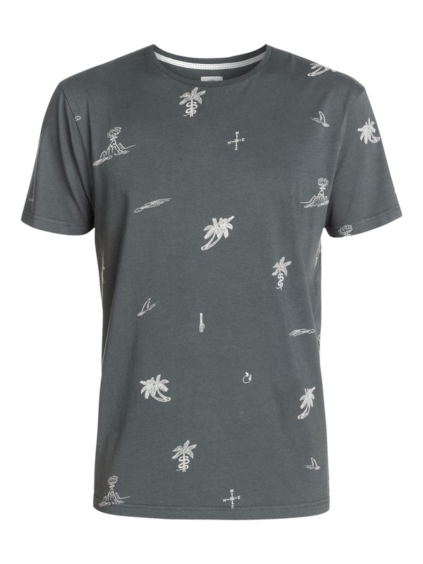 quiksilver, Stranded T-Shirt, MO STRANDED TEE DARK SHADOW (krp6) 0 Stranded T-Shirt EQYKT03145 Quiksilver
