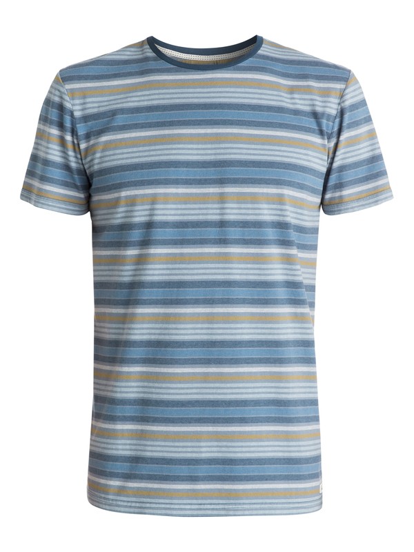 quiksilver, Stripey Stripe Tee, DARK DENIM (brq0) 0 Stripey Stripe Tee EQYKT03182 Quiksilver