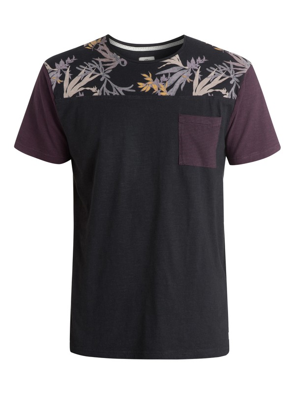 quiksilver, Boogie Yardage Panel Tee, TARMAC (kta0) 0 Boogie Yardage Panel Tee EQYKT03185 Quiksilver