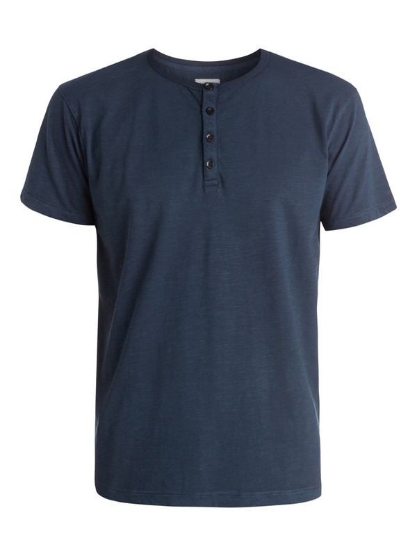 quiksilver, Runaround Short Sleeve Henley, NAVY BLAZER (byj0) 0 Runaround Short Sleeve Henley EQYKT03190 Quiksilver