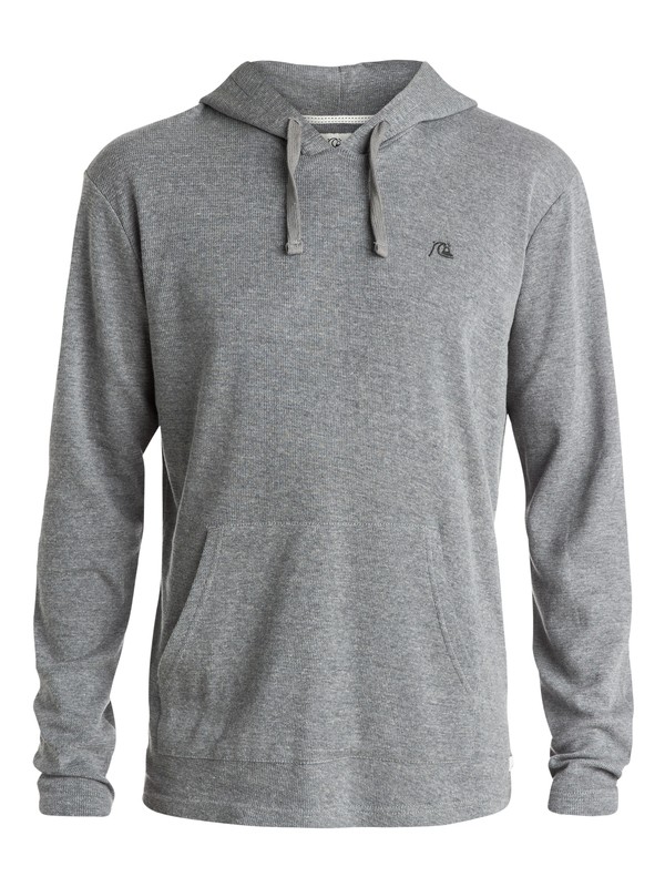 quiksilver, Thermo Hooded T-Shirt, DARK GREY HEATHER (ktfh) 0 Thermo Hooded T-Shirt EQYKT03240 Quiksilver