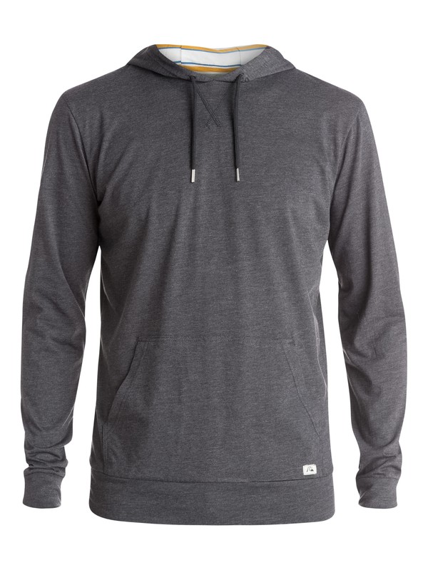 quiksilver, Put On Hooded T-Shirt, TARMAC (kta0) 0 Put On Hooded T-Shirt EQYKT03250 Quiksilver