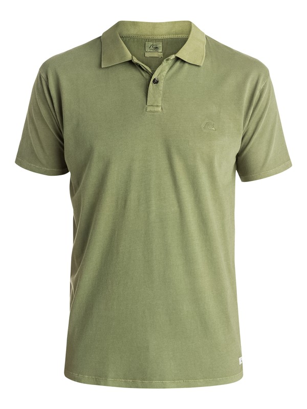 quiksilver, Life Outside Polo Shirt, BRONZE GREEN (gqq0) 0 Life Outside Polo Shirt EQYKT03263 Quiksilver