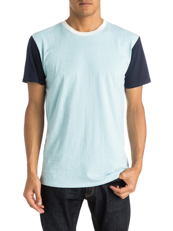 quiksilver, Baysick - T-shirt, TOURMALINE HEATHER (bhjh) 0 Baysick - T-shirt EQYKT03313 Quiksilver