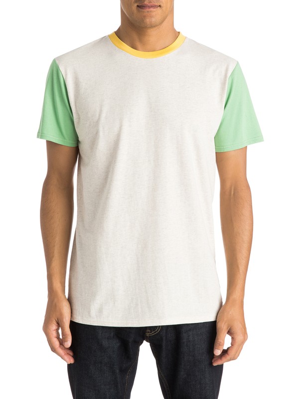 quiksilver, Baysick Tee, JADESHEEN (gka0) 0 Baysick Tee EQYKT03313 Quiksilver